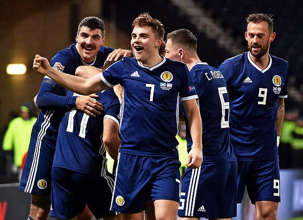 Scotland's James Forrest Scores Game-Winning Goal in Thrilling 3-2 UEFA Nations League Victory over Israel (Nov 20, 2018) - Hampden Park, Glasgow