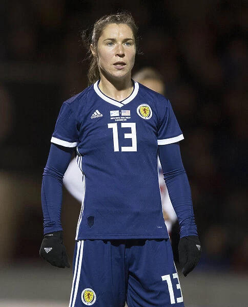 Scotland's Jane Ross in Action against USA Women at Simple Digital Arena: Scotland v USA - Women's Soccer