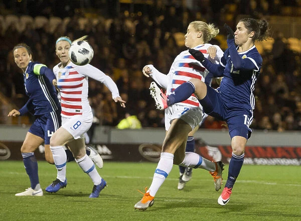 Scotland's Jess Ross Narrowly Misses Goal Against USA in International Friendly