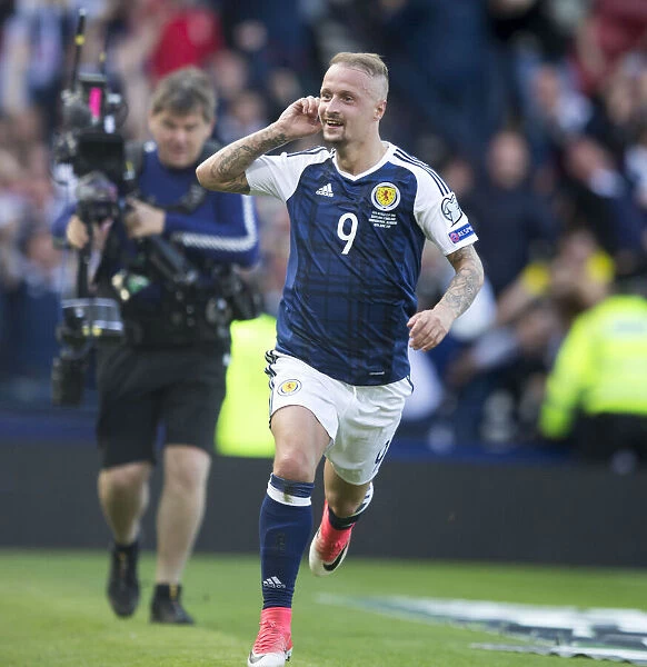 Scotland's Leigh Griffiths Celebrates Glory at Hampden: Scotland vs England (10 / 06 / 17)