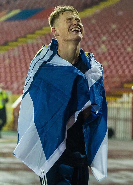 Scott McTominay's Euphoric Celebration: Serbia vs. Scotland - Euro 2020 Qualifier