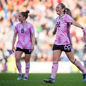Scotland Women's Team (3-2) Defeats Jamaica: Erin Cuthbert Scores the Decisive Goal in 2019 International Friendly at Hampden Park