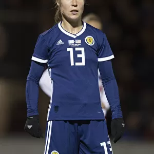 Scotland's Jane Ross in Action against USA Women at Simple Digital Arena: Scotland v USA - Women's Soccer